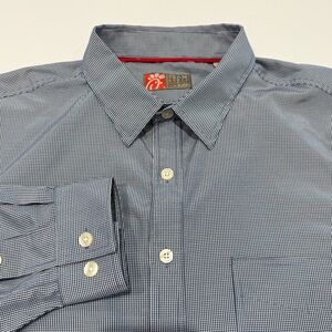 Oobe Team Style Chick-Fil-A Men's Large Long Sleeve Plaid Work Shirt